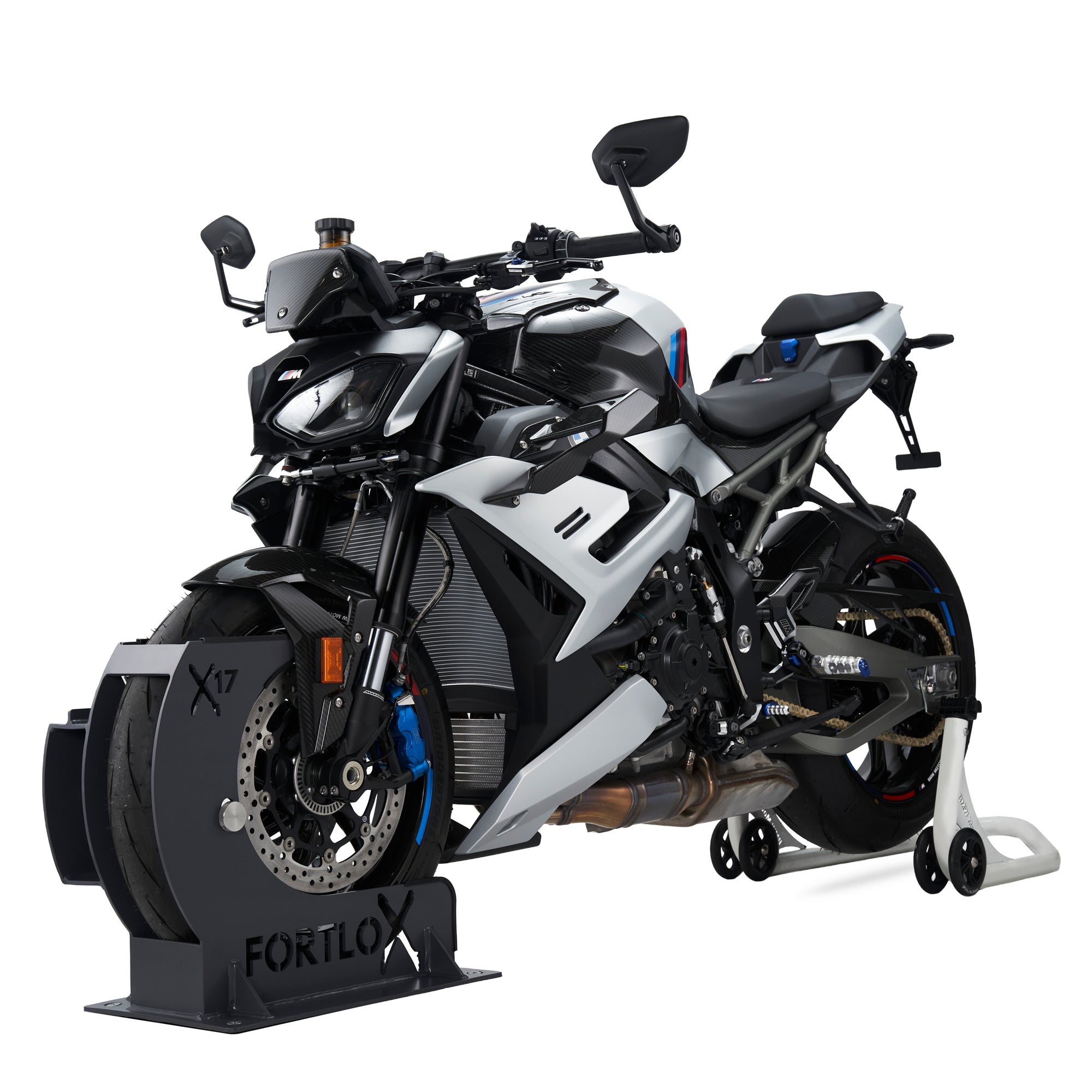 Fortlox Moto X17 on a BMW M 1000 R